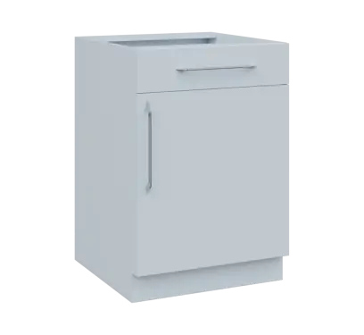 LXS - 6DZ spodní skříňka, 1-dveřová, 1-zásuvková, pravá, 870x600x600, bílá