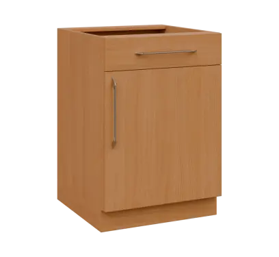 LXS - 6DZ spodní skříňka, 1-dveřová, 1-zásuvková, pravá, 870x600x600, buk royal