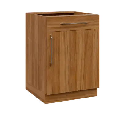 LXS - 6DZ spodní skříňka, 1-dveřová, 1-zásuvková, pravá, 870x600x600, ořech světlý