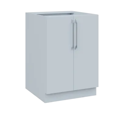 LXS - 6D2 spodní skříňka, 2-dveřová, 870x600x600, bílá