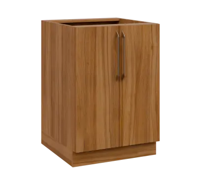 LXS - 6D2 spodní skříňka, 2-dveřová, 870x600x600, ořech světlý