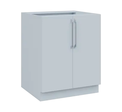 LXS - 7D spodní skříňka, 2-dveřová, 870x700x600, bílá