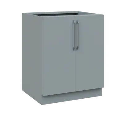 LXS - 7D spodní skříňka, 2-dveřová, 870x700x600, šedá