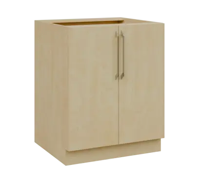 LXS - 7D spodní skříňka, 2-dveřová, 870x700x600, bříza světlá