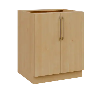 LXS - 7D spodní skříňka, 2-dveřová, 870x700x600, javor horský