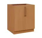 LXS - 7D spodní skříňka, 2-dveřová, 870x700x600, buk royal