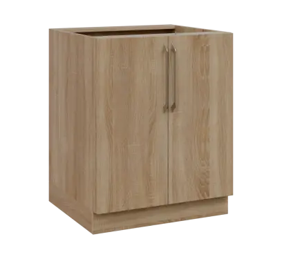 LXS - 7D spodní skříňka, 2-dveřová, 870x700x600, dub bardolino