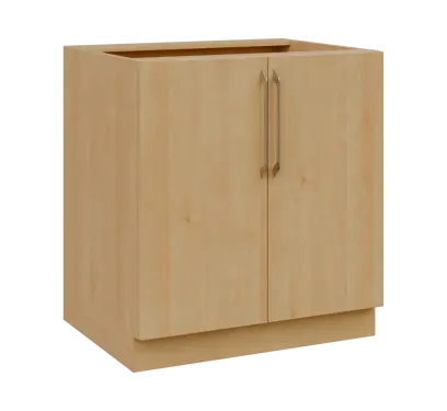 LXS - 8D spodní skříňka, 2-dveřová, 870x800x600, javor horský