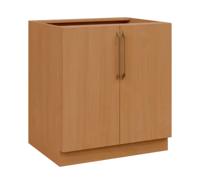 LXS - 8D spodní skříňka, 2-dveřová, 870x800x600, buk royal