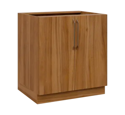 LXS - 8D spodní skříňka, 2-dveřová, 870x800x600, ořech světlý