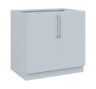 LXS - 9D spodní skříňka, 2-dveřová, 870x900x600, bílá