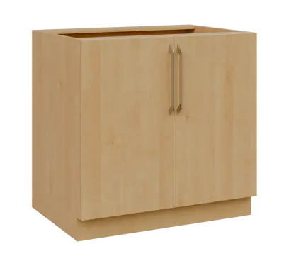 LXS - 9D spodní skříňka, 2-dveřová, 870x900x600, javor horský