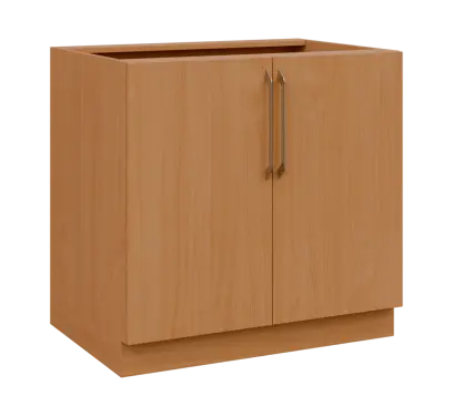 LXS - 9D spodní skříňka, 2-dveřová, 870x900x600, buk royal