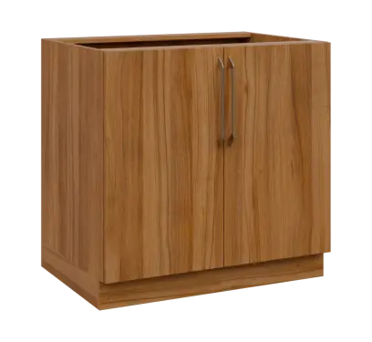 LXS - 9D spodní skříňka, 2-dveřová, 870x900x600, ořech světlý