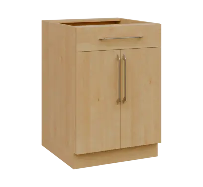 LXS - 6D2Z spodní skříňka, 2-dveřová, 1-zásuvková, 870x600x600, javor horský