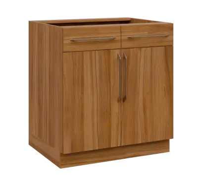 LXS - 8DZ2 spodní skříňka, 2-dveřová, 2-zásuvková, 870x800x600, ořech světlý