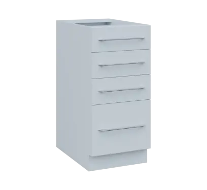 LXS - 4Z41 spodní skříňka, 4-zásuvková, 870x400x600, bílá