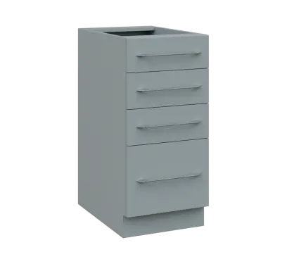 LXS - 4Z41 spodní skříňka, 4-zásuvková, 870x400x600, šedá