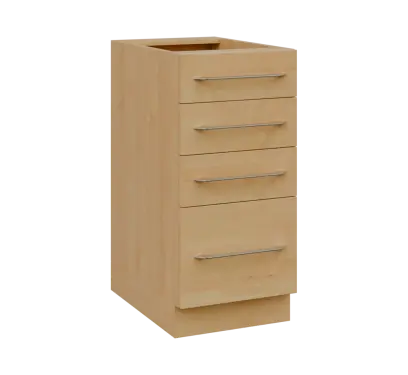 LXS - 4Z41 spodní skříňka, 4-zásuvková, 870x400x600, javor horský