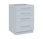 LXS - 6Z41 spodní skříňka, 4-zásuvková, 870x600x600, bílá