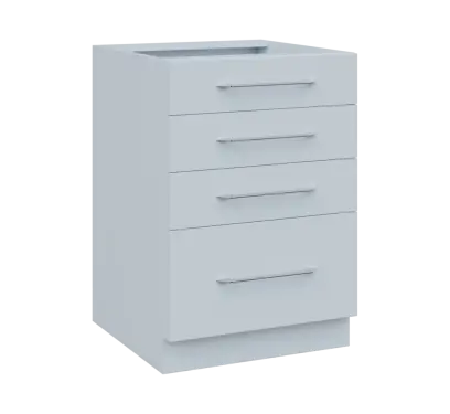 LXS - 6Z41 spodní skříňka, 4-zásuvková, 870x600x600, bílá