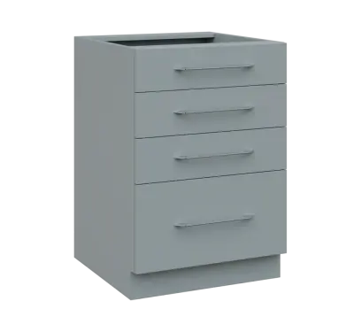 LXS - 6Z41 spodní skříňka, 4-zásuvková, 870x600x600, šedá