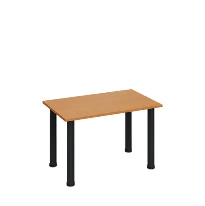 G-43 Konferenční stolek 800 x 500 mm, deska 18 mm, buk royal / nohy černé RAL9005