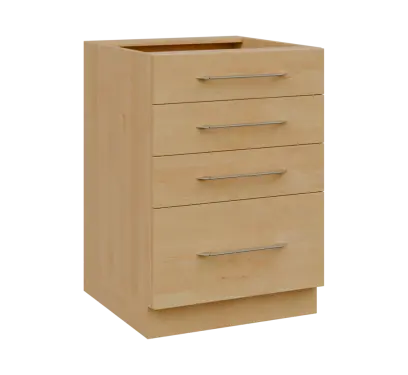 LXS - 6Z41 spodní skříňka, 4-zásuvková, 870x600x600, javor horský