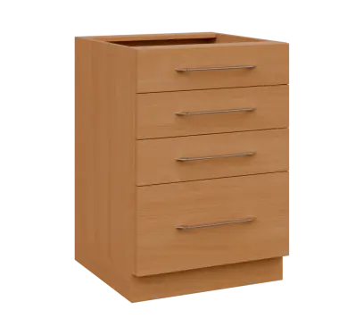 LXS - 6Z41 spodní skříňka, 4-zásuvková, 870x600x600, buk royal