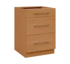 LXS - 6Z33 spodní skříňka, 3-zásuvková, 870x600x600, buk royal