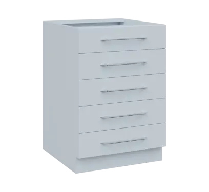 LXS - 6Z52 spodní skříňka, 5-zásuvková, 870x600x600, bílá