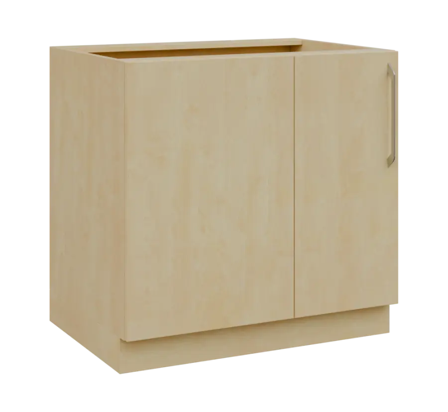 LXSR - 9 spodní skříňka, rohová, 1-dveřová, levá, 870x900x600, bříza světlá