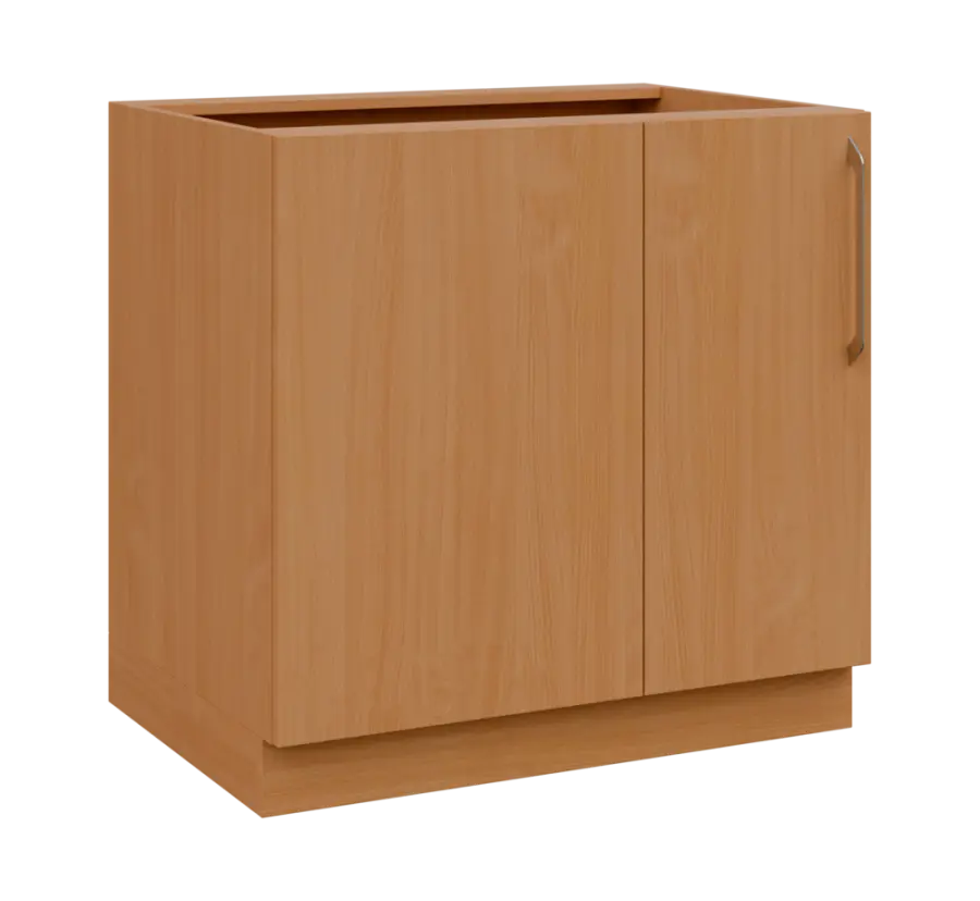 LXSR - 9 spodní skříňka, rohová, 1-dveřová, levá, 870x900x600, buk royal