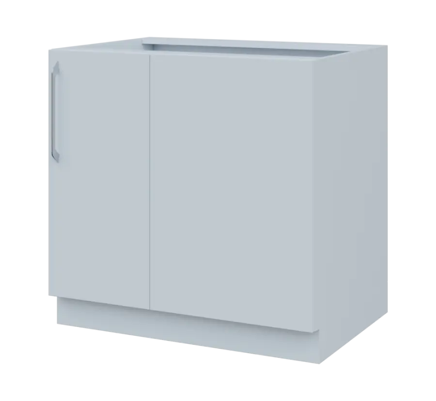LXSR - 9 spodní skříňka, rohová, 1-dveřová, pravá, 870x900x600, bílá