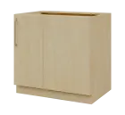 LXSR - 9 spodní skříňka, rohová, 1-dveřová, pravá, 870x900x600, bříza světlá