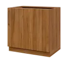 LXSR - 9 spodní skříňka, rohová, 1-dveřová, pravá, 870x900x600, ořech světlý