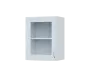SH5 - 45S horní skříňka, 1-dveřová, prosklená, levá, 580x450x300, bílá