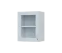 SH5 - 45S horní skříňka, 1-dveřová, prosklená, levá, 580x450x300, bílá