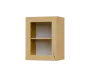 SH5 - 45S horní skříňka, 1-dveřová, prosklená, levá, 580x450x300, javor horský