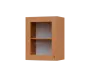 SH5 - 45S horní skříňka, 1-dveřová, prosklená, levá, 580x450x300, buk royal