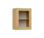 SH5 - 45S horní skříňka, 1-dveřová, prosklená, pravá, 580x450x300, javor horský