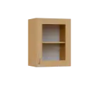 SH5 - 45S horní skříňka, 1-dveřová, prosklená, pravá, 580x450x300, javor horský