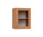 SH5 - 45S horní skříňka, 1-dveřová, prosklená, pravá, 580x450x300, buk royal