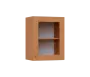 SH5 - 45S horní skříňka, 1-dveřová, prosklená, pravá, 580x450x300, buk royal