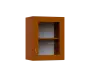 SH5 - 45S horní skříňka, 1-dveřová, prosklená, pravá, 580x450x300, třešeň šumavská