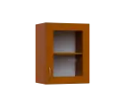 SH5 - 45S horní skříňka, 1-dveřová, prosklená, pravá, 580x450x300, třešeň šumavská