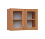 SH5 - 8S horní skříňka, 2-dveřová, prosklená, 580x800x300, buk royal
