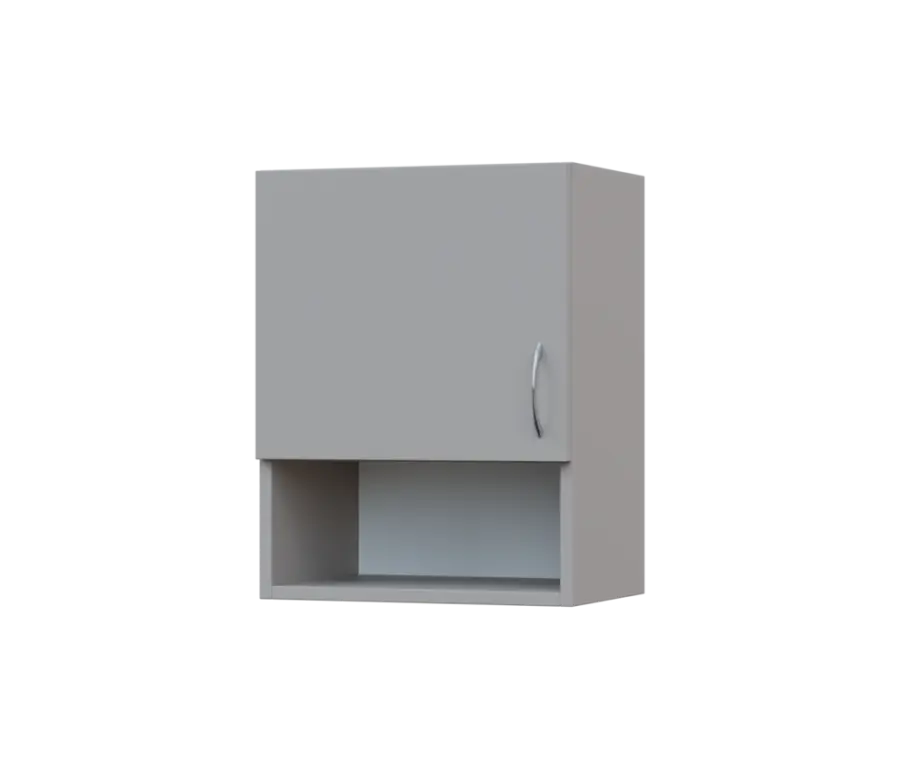 SH5 - 45ND horní skříňka, 1-dveřová/nika, levá, 580x450x300, šedá