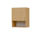 SH5 - 45ND horní skříňka, 1-dveřová/nika, levá, 580x450x300, javor horský