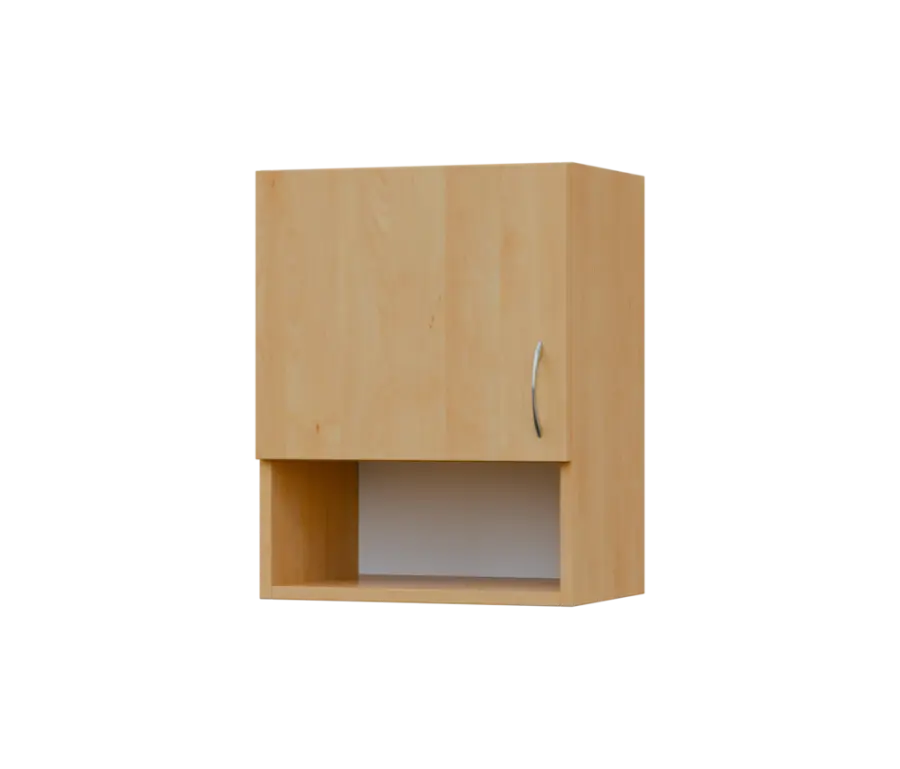 SH5 - 45ND horní skříňka, 1-dveřová/nika, levá, 580x450x300, javor horský